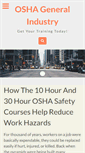 Mobile Screenshot of oshageneralindustry.com